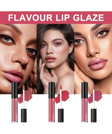 HASAIKA Lip Gloss Set Moisturizing Lip Gloss Nourishing Hydrating Water-Resistant Long-Lasting Lip Makeup for Women (3 Colors) - Buy Online on GoSupps.com