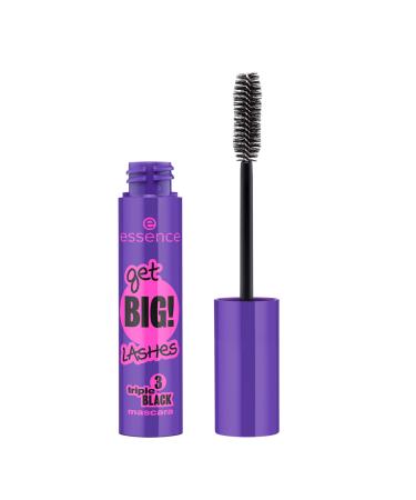 essence | 3-Pack Get Big! Lashes Triple Black Mascara | Vegan & Cruelty Free | Without Parabens Oil & Alcohol