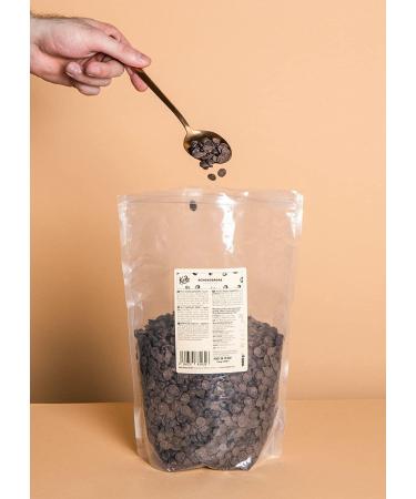 KoRo Chocolate Drops with Xylitol 1 kg - Vegan Dark Chocolate - No Added Sugar - Perfect for Baking & Toppings - Shop Internationally - Buy Online on GoSupps.com