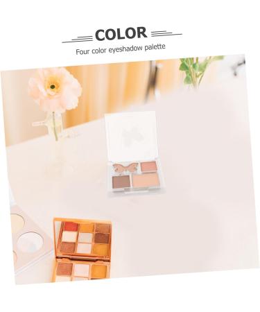 VINTORKY Plastic Pink Eyeshadow Palette Eye Shadow Plate Glitter Eyeshadow Makeup Tray - Buy Online on GoSupps.com