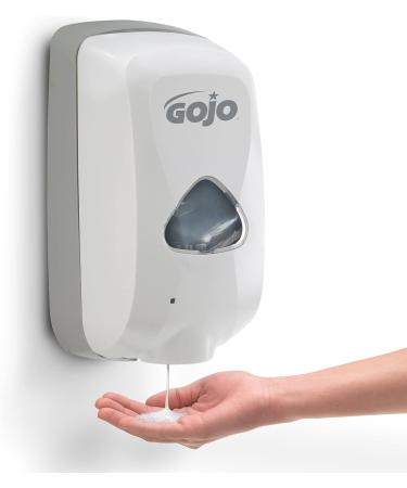 GOJO Premium Foam Antibacterial Handwash Fresh Fruit Scent TFX Starter Kit - 1-1200 mL Refill + Touch-Free Dispenser - Buy Online on GoSupps.com
