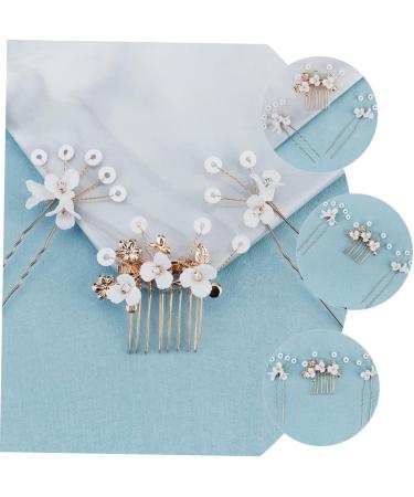 FOMIYES Wedding Decoration 1 Set Bridal Hairpin Alloy Vintage Asia Bride Rhinestone Hair Clip - Buy Online on GoSupps.com