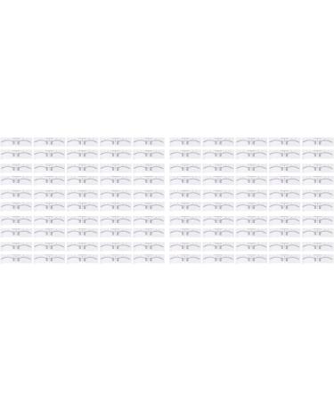 Eyebrow Ruler Stencils Eyebrow Mapping Sticker Microblading Measuring Shaper Tool 100 Pack for Brow Extensions for All Face Shapes - Buy Online on GoSupps.com