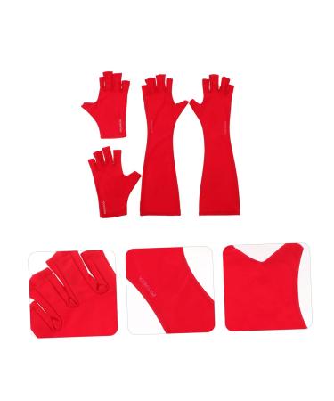 minkissy 2 Pairs Nail Gloves Sun Protection Gloves Anti Uv Glove Anti Sun Glove Led Lamp Gloves Anti Fingerless Gloves Shield Glove Nail Art Gloves Anti Glove Polyester Mj03 Major 25X9X0.4CM - Buy Online on GoSupps.com