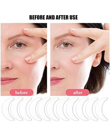 20 Silicone Eye Pads - Reusable Eyelid Lifting Stripes & Anti-Folding Overnight Face Patches for Smooth Eyes - Buy Online on GoSupps.com