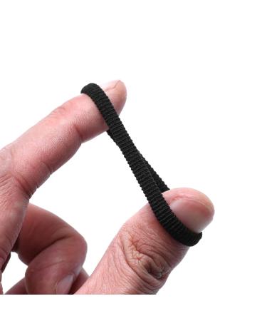 WANBY Mini Black Hair Ties - 100 Pack Soft Seamless Hair Bands for Girls and Toddlers - Buy Online on GoSupps.com
