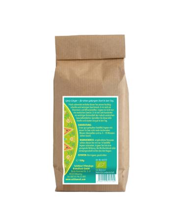 Organic Spicy Ginger Tea - Biomond 150g | Ayurvedic Ginger Root | Raw Food Quality | Soul Food from Bavaria - International Shipping - Buy Online on GoSupps.com