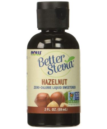 Now Foods Better Stevia Zero-Calorie Liquid Sweetener Hazelnut 2 fl oz (59 ml)