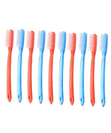 Frcolor 10st sweet toothbrush children's toothbrush travel toothbrush Aduld only cleaning brush manual cleaning hard toothbrushes for adult hard plastic interdental brush stiff brushes