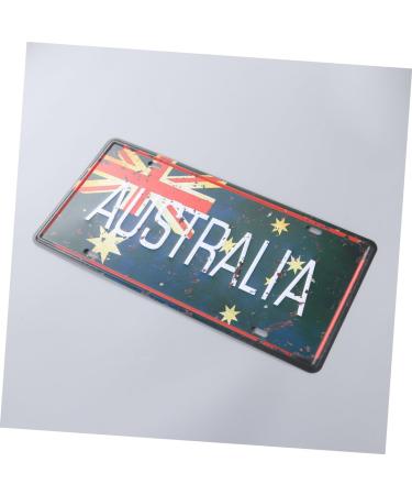 Alipis Emblems Antique Signs Iron Sign Painting Iron Painting Tin Signs License Plate Signage Vintage - Buy Online on GoSupps.com