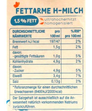 Buy Good & Cheap UHT Milk 1.5% - Pack of 12 (12 x 1L) | International Shipping Available - Buy Online on GoSupps.com