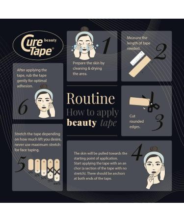 Beauty Kinesiology Tape for Anti-Wrinkle Face Lift | Toning & Firming Skin | Gentle & Water-Resistant - 1 Roll - Buy Online on GoSupps.com