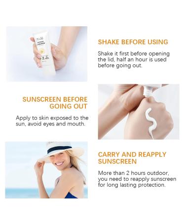 Hydrating SPF 50 Face Sunscreen with Vitamin C Niacinamide & Hyaluronic Acid - Oil Free Clear Formula for All-Day Protection - Portable Sunscreen for Women - Buy Online on GoSupps.com