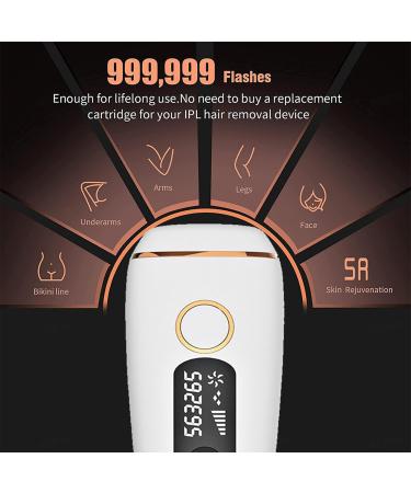 Unlimited Flash Laser Hair Removal Kit - Painless Whole Body Depilation for Effortless Hair Removal - Buy Online on GoSupps.com