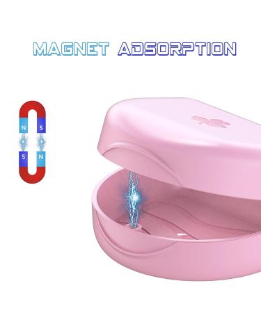 Solid Pink Orthodontic Retainer Cases - Set of 2 | Retainer Holder - Buy Online on GoSupps.com