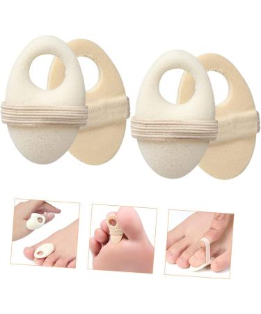 FRCOLOR 2 Pairs Toe Corn Stickers Feet Callus Pad Corn Plaster with Hole Callus Pad Protector Corn Cushions Pad Callus Cushions Daily Use Corn Pads Men and Women Portable Supplies Elastic - Buy Online on GoSupps.com