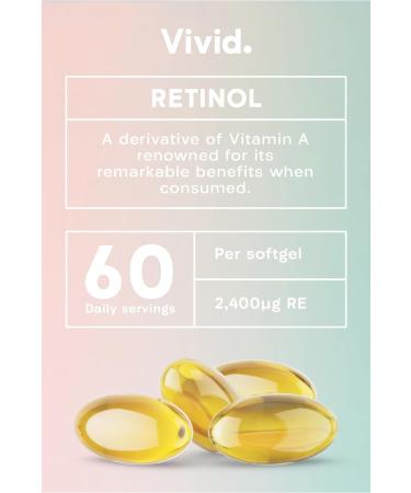 Instantly Boost Skin Elasticity with 8000 IU Retinol Soft Gel Capsules - 60 Servings - Buy Online on GoSupps.com
