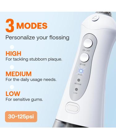 Buy Bitvae Cordless Water Flosser | 6 Jet Tips 3 Modes for Ultimate Oral Care | Ultra-Fine 0.06mm Water Stream | International Shipping Available - Buy Online on GoSupps.com