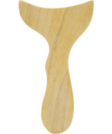 Verdant Touch Wood Gua Sha Board - Natural Body Massage Tool for Muscle Relaxation & Tiredness Relief | 17.8 cm - Buy Online on GoSupps.com