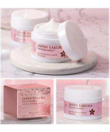 Allbestaye Sakura Essence Cream with Hyaluronic Acid Nicotinamide Vitamin C Anti-Aging Moisturizer - Buy Online on GoSupps.com