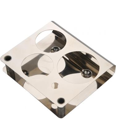 3-Piece Stainless Steel Nail Art Powder Storage Box Set | Compact Manicure Tools for Liquid & Powder | International Shipping Available - Buy Online on GoSupps.com