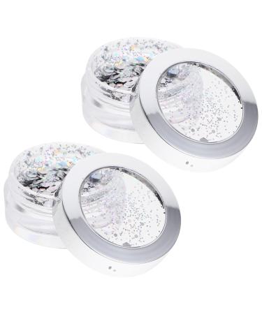 FRCOLOR Decor 2 Makeup Sequin Decorate Gel Flash chip Body Manicure Supplies Hexagon The pet Confetti Nail Stickers Handmade Supplies Nail Salon Accessories Nail Nail Accessories As Shown 1 3.7X3.7cm