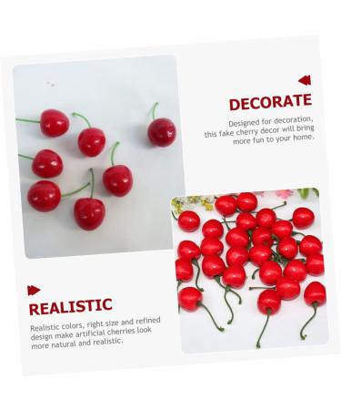 Cabilock 250 Pcs False Cherry Kids Toys Home Decor Fake Fruit Simulated Cherry Decor Fake Cherry Photo Prop for Decor Cherry Desktop Adornment Cherry Ornament Household Child Cherries Foam Redx5pcs 3x3cmx5pcs - Buy Online on GoSupps.com