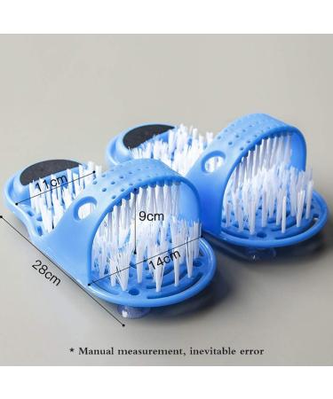 HOUKAI Shower Foot Scrubber Massager - Exfoliating Wash Slipper for Spa Experience - 1PC - Buy Online on GoSupps.com