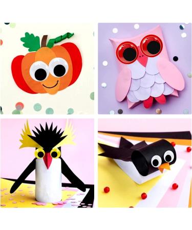 1580pcs Self Adhesive Googly Eyes in Various Colors and Sizes for Crafts - DIY Craft Sticker Wiggle Eyes - Buy Online on GoSupps.com
