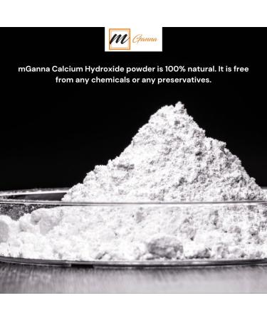 100% Natural Calcium Hydroxide Powder for Food & Cosmetics 227 GMS / 0.5 LBS 8.01 Ounce (Pack of 1) - Buy Online on GoSupps.com