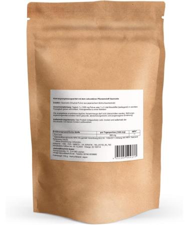 Vitalundfitmit100 Quercetin 100g Powder | Pure Plant-Based Vegan Lab-Tested | No Additives | International Shipping - Buy Online on GoSupps.com