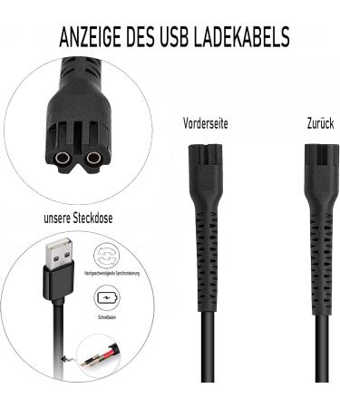For Wahl Hair Trimmer Charger Kaynway Clipper Replacement USB Cable for All Choice Cordless Magic Clip Senior Detailer Rapid Clip Hair Clipper for Wahl 8164 Finale & 8173 Vanish Shaver - Buy Online on GoSupps.com