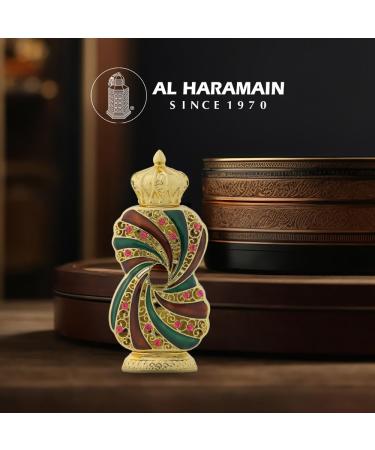 Al Haramain Tanasuk Perfume Oil - 12 ml | Unisex Amber Vanilla Attar Oil | Concentrated Fragrance 0.4 Fl Oz (Pack of 1) - Buy Online on GoSupps.com
