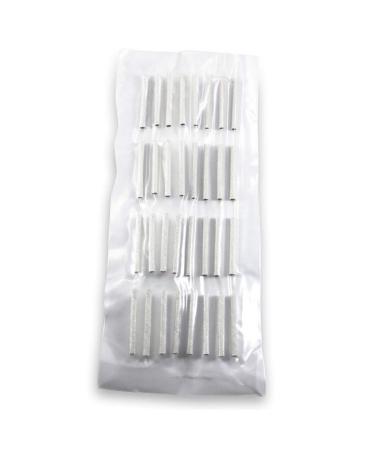 Self -adhesive eyelash rolls - eyelash rolls for eyelash shaft - eyelash lifting - 3 different sizes selectable - white - 16 pieces (s)