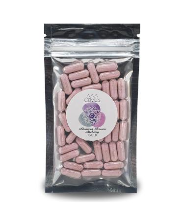 ORMUS Gold - Colloidal Gold Capsules Vegan - Monoatomic Gold Ormus - The Philosopher's Stone - 45 Count Bag