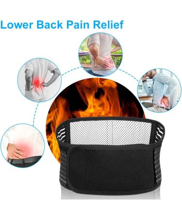 ACWOO Heated Magnetic Therapy Lumbar Support Belt - Back Pain Relief for Men & Women - Buy Online on GoSupps.com