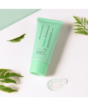MIESCHER Green Tea Exfoliating Gel Facial Scrub Exfoliating Cleanser Moisturizing Body Face Scrub Clean for Dry Skin Face Peeling Gel - Great Gifts For Women(50g) - Buy Online on GoSupps.com