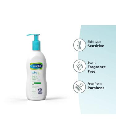 Cetaphil Baby Eczema Soothing Lotion 10 fl oz | Gentle Relief for Sensitive Skin - Buy Online on GoSupps.com