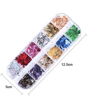 Kalolary 36 Color Nail Seilets Glitter - Rhinestone Nail Art Stickers & Body Glitter for DIY Decoration - Buy Online on GoSupps.com