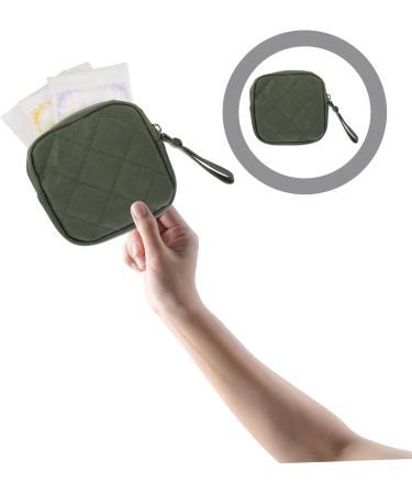 Gleavi 2-Pack Napkin & Tampon Storage Bags - Green Travel Coin & Menstrual Pillow Holders for Women - Buy Online on GoSupps.com