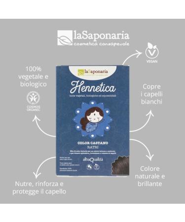 La Saponaria Coloration cheveux v g tale ch tain fonc Ratri 100 g - Buy Online on GoSupps.com