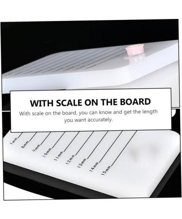 Plateau Transparent pour Extensions de Cils Support de Pesage pour Colle Faux Cils Palette de Maquillage pour Application Facile - Buy Online on GoSupps.com