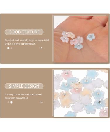 FOMIYES 2 Three-dimensional Nail Accessories Nails Gems Nail Art Accessories Nail Rhinestones Flower Nail Art Rhinestones Nail Decorations Flash Drilling 3d Resin The Flowers - Buy Online on GoSupps.com