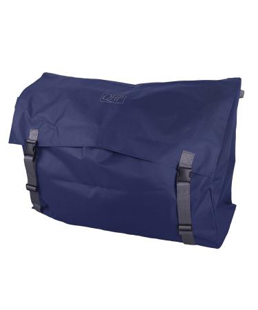 QHP Stable Packsack Utensil Container for Blankets and Care Items (Navy/Grey)