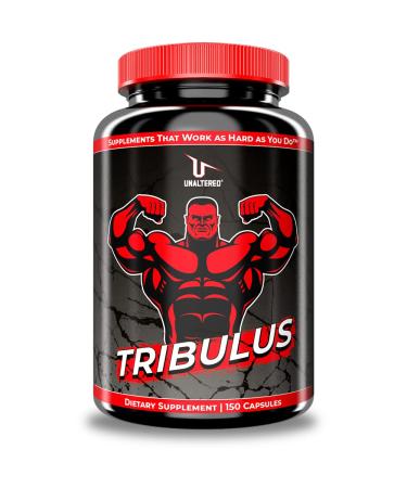 6-in-1 Tribulus Terrestris for Men - Build Muscle, Boost Stamina, Enhance Blood Flow - Natural Male Nitric Oxide Booster & Muscle Builder - 150 Ct