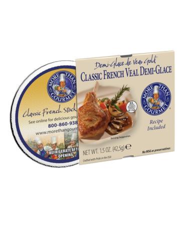 More Than Gourmet French Veal Demi Glace, 1.5 Ounce (Pack of 6) 1.5 Ounce (Pack of 6) French Demi-Glace