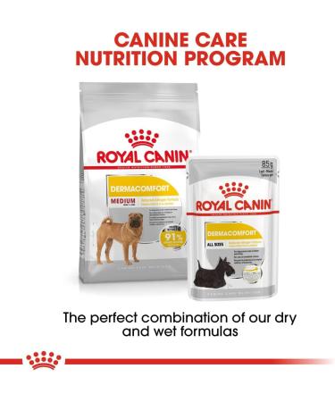 Royal Canin Dog Food Medium Dermacomfort Dry Mix 3kg - Buy Online on GoSupps.com