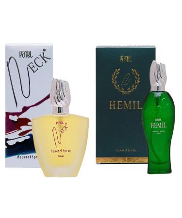 NECK FRAGRANCES Floral Liquid Patel's Neck 50 Ml & Hemil Apparel Unisex Perfume Long Lasting Fragrance 60 Ml