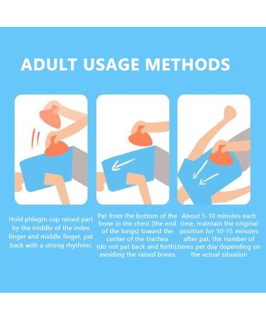 Buy Silicone Palm Chest Percussion Cup for Elderly & Kids - High Elasticity Pressure Drum Massage for Mucus Relief (Blue - Buy Online on GoSupps.com