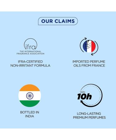 BLuxury B.L.U Men Eau De Parfum Liquid Perfume With Lemon Apple Musk|Fresh Refreshing Energising Long Lasting Edp Fragrance Scent 100Ml - Buy Online on GoSupps.com